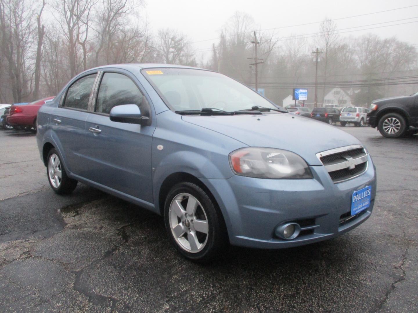 2008 BLUE Chevrolet Aveo LT 4-Door (KL1TG56628B) with an 2.2L L4 DOHC 16V engine, AUTOMATIC transmission, located at 540a Delsea Drive, Sewell, NJ, 08080, (856) 589-6888, 39.752560, -75.111206 - Photo#9